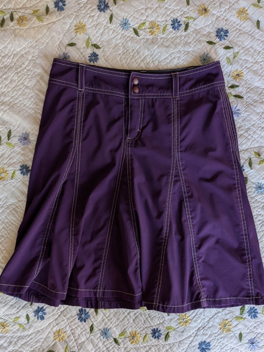 Athleta Whatever purple Skort/skirt Sz 8